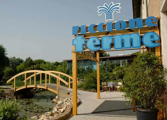 Esterno delle Terme di Riccione